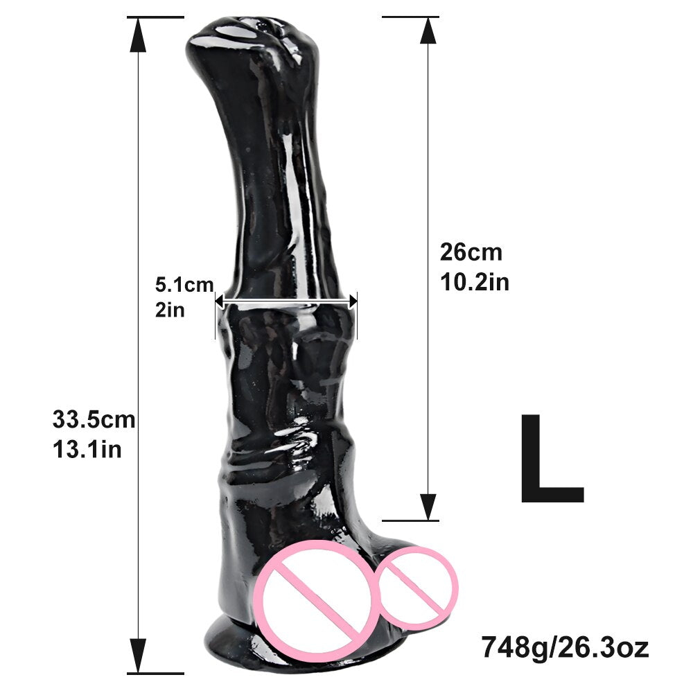 ม้ายักษ์ Dildo สมจริงอวัยวะเพศชาย Cock หญิง Masturbator สัตว์ Dildo Anal Plug ของเล่นสำหรับผู้ใหญ่18เซ็กซ์ทอยสำหรับผู้ชายผู้หญิงเลสเบี้ยน