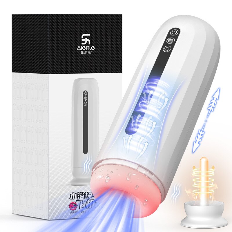 Automatic Male Masturbator Cup Suction Realistic Silicone Vagina Men's Glans Masturbating Men's Adult Sex Toy