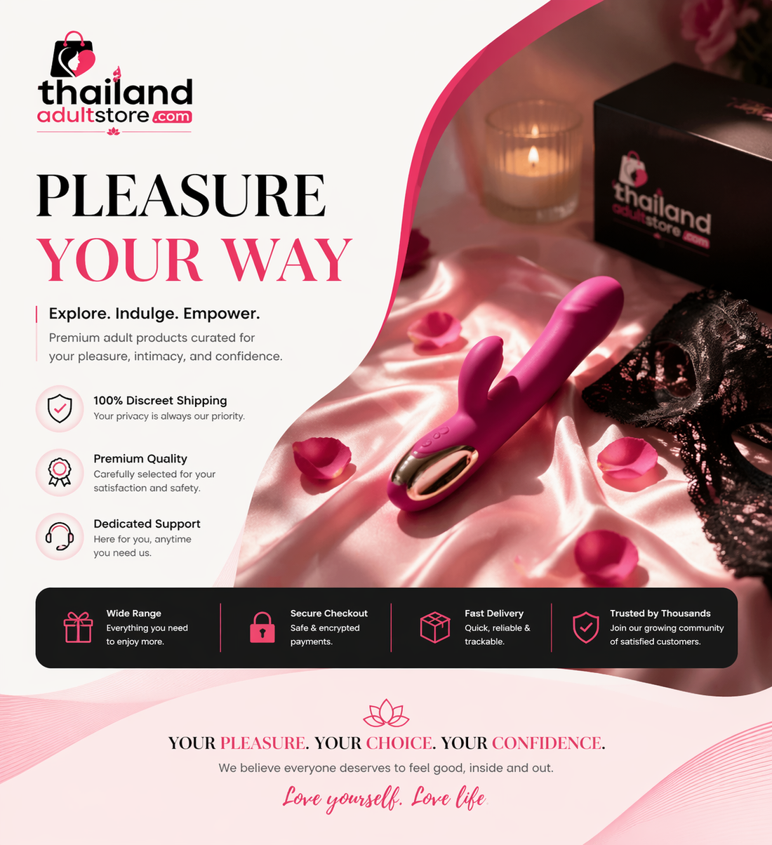Discover the Art of Thai Wellness: Premium Products for Comfort, Privacy, and Intimacy"