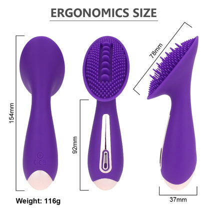 10 Modes Dildo Lingual Vibrator Nipple Massager Clitoris Stimulator Vagina Tightening Pussy Masturbator Adult Toys for Women
