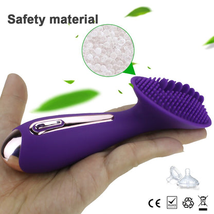 10 Modes Dildo Lingual Vibrator Nipple Massager Clitoris Stimulator Vagina Tightening Pussy Masturbator Adult Toys for Women