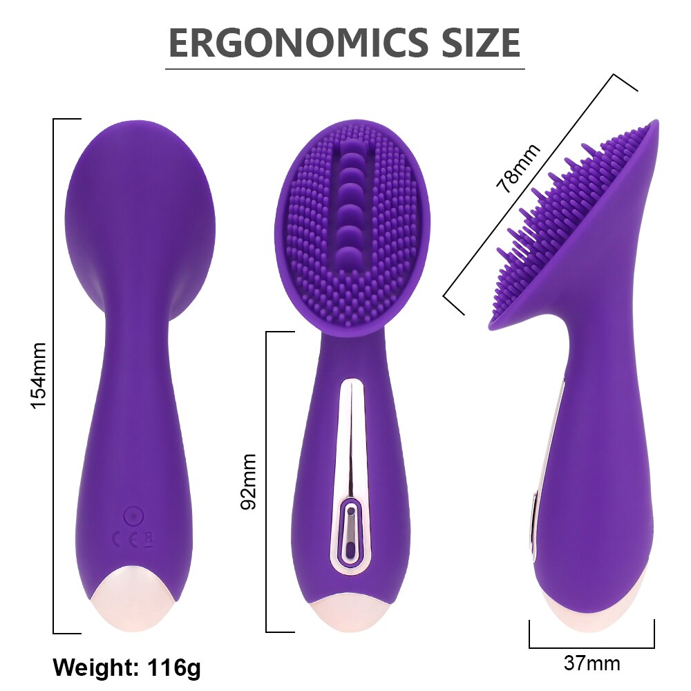 10 Modes Dildo Lingual Vibrator Nipple Massager Clitoris Stimulator Vagina Tightening Pussy Masturbator Adult Toys for Women