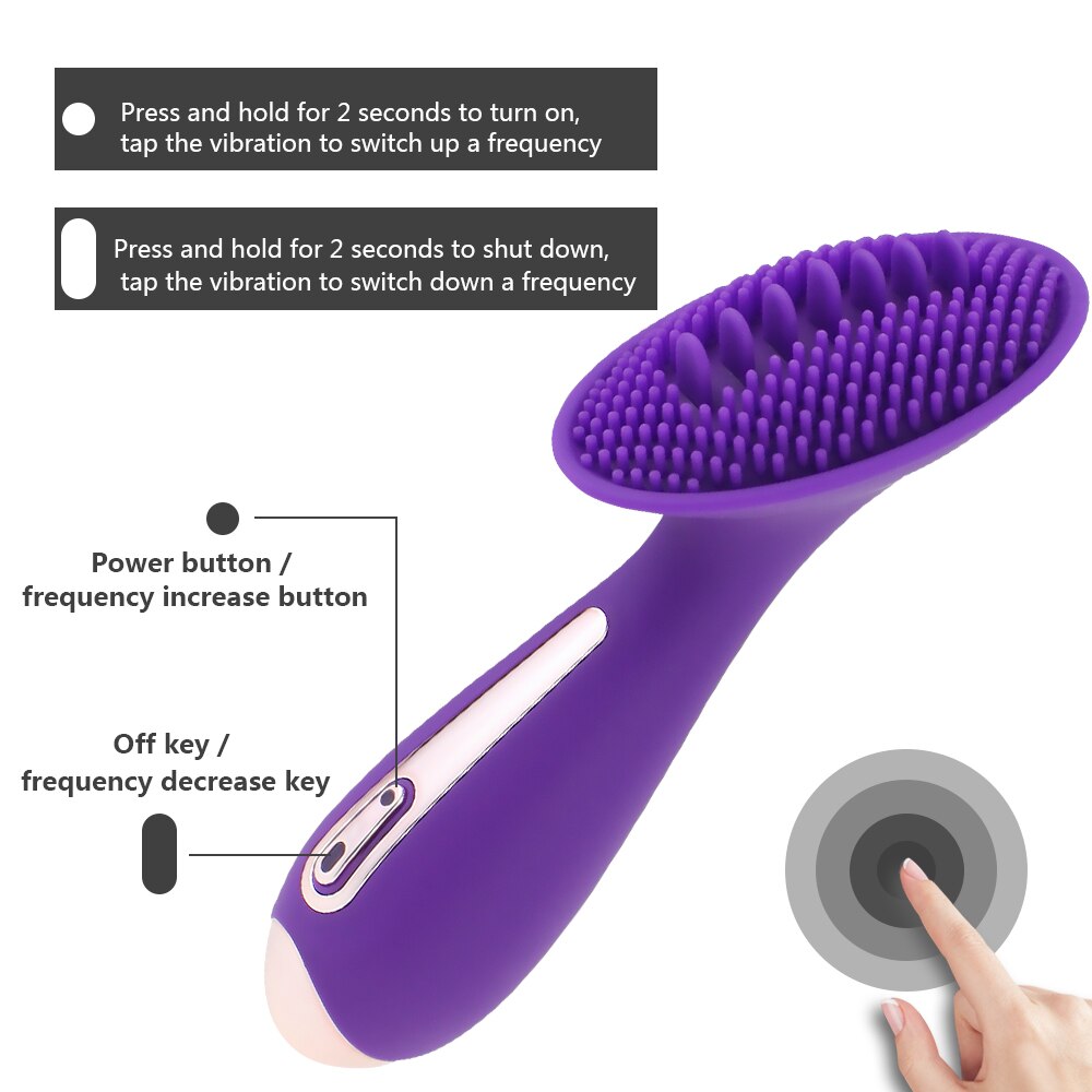 10 Modes Dildo Lingual Vibrator Nipple Massager Clitoris Stimulator Vagina Tightening Pussy Masturbator Adult Toys for Women