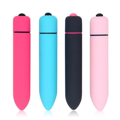 เครื่องสั่นหัวกระสุน 10 สปีด เครื่องสั่นแท่ง AV ตัวกระตุ้น G-spot คลิตอริส ของเล่นทางเพศขนาดเล็กสำหรับผู้หญิง ผลิตภัณฑ์ทางเพศสำหรับการช่วยตัวเอง