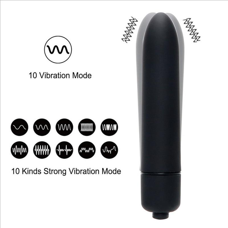 เครื่องสั่นหัวกระสุน 10 สปีด เครื่องสั่นแท่ง AV ตัวกระตุ้น G-spot คลิตอริส ของเล่นทางเพศขนาดเล็กสำหรับผู้หญิง ผลิตภัณฑ์ทางเพศสำหรับการช่วยตัวเอง