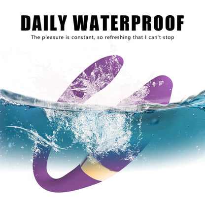 เครื่องสั่นจีสปอต 10 สปีด ควบคุมด้วยรีโมทไร้สาย ตัวกระตุ้นคลิตอริส ดิลโด้แบบสวมใส่ได้ ไข่สั่น เซ็กส์ทอยสำหรับผู้หญิง