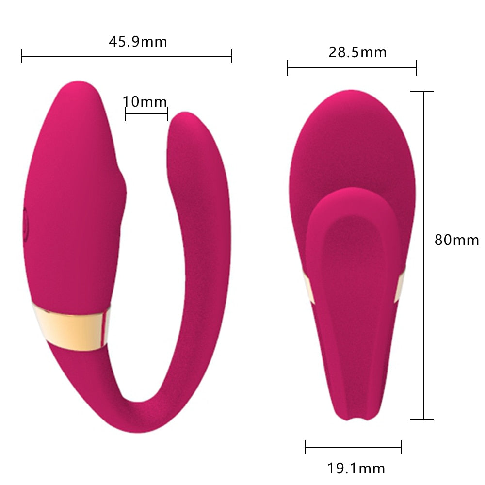 เครื่องสั่นจีสปอต 10 สปีด ควบคุมด้วยรีโมทไร้สาย ตัวกระตุ้นคลิตอริส ดิลโด้แบบสวมใส่ได้ ไข่สั่น เซ็กส์ทอยสำหรับผู้หญิง