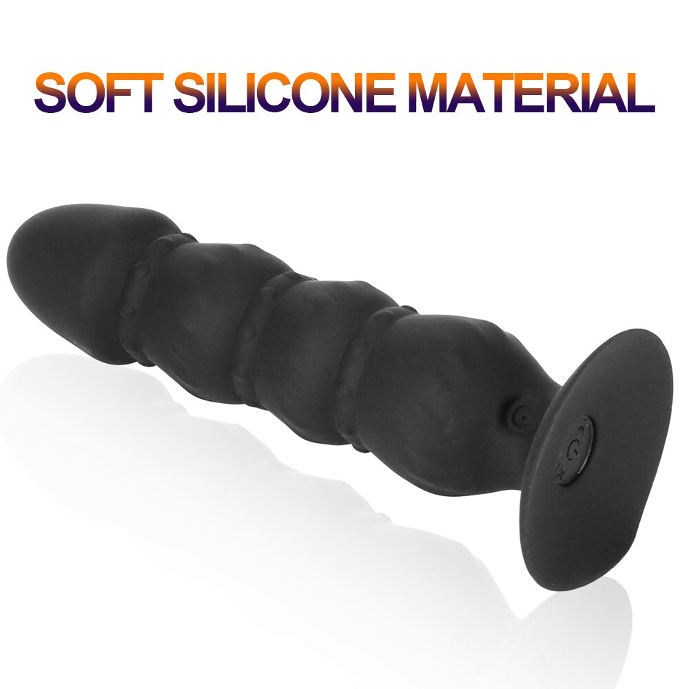 ไวเบรเตอร์ดิลโด้กระตุ้น G-spot แบบมีปุ่ม 10 สปีด พร้อมรีโมทคอนโทรล, ไวเบรเตอร์สอดทางทวารหนัก, เครื่องนวดต่อมลูกหมาก, ของเล่นทางเพศสำหรับผู้ชาย