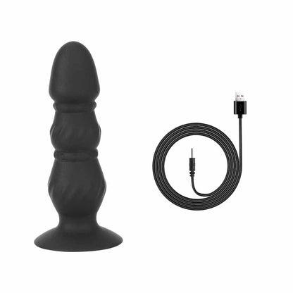 ไวเบรเตอร์ดิลโด้กระตุ้น G-spot แบบมีปุ่ม 10 สปีด พร้อมรีโมทคอนโทรล, ไวเบรเตอร์สอดทางทวารหนัก, เครื่องนวดต่อมลูกหมาก, ของเล่นทางเพศสำหรับผู้ชาย