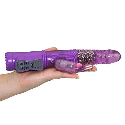 เครื่องนวดกระต่าย 12 โหมดสั่น หมุนกระตุ้น G-spot อุปกรณ์ช่วยตัวเองสำหรับผู้หญิง เครื่องนวดช่องคลอด กระตุ้นคลิตอริส อุปกรณ์เซ็กส์ทอยสำหรับผู้ใหญ่
