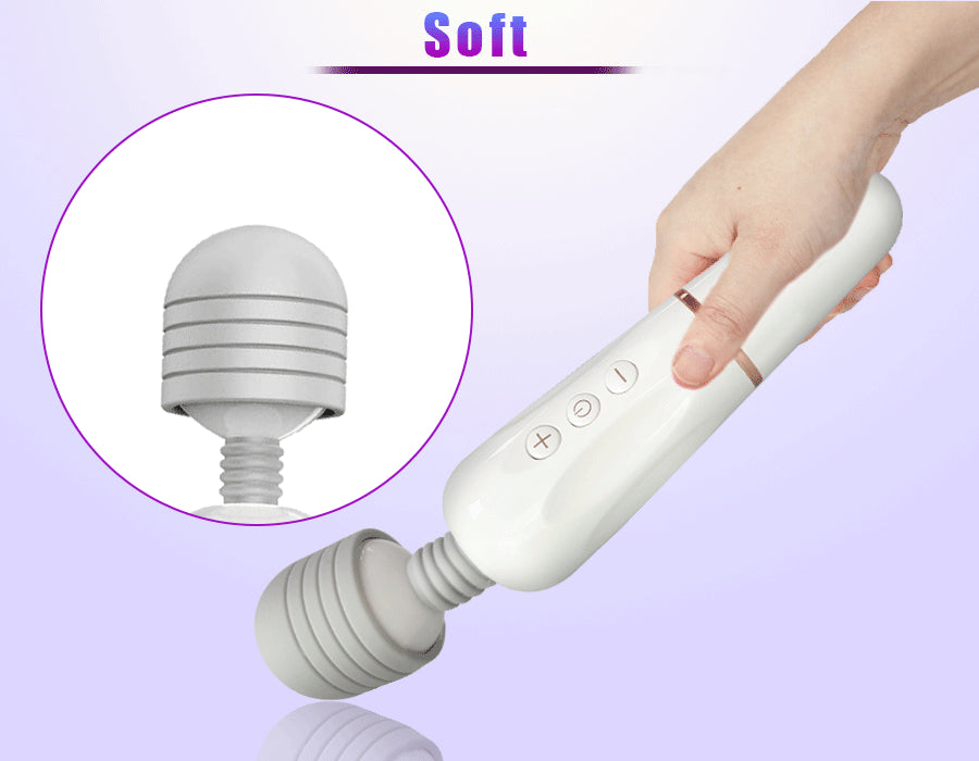 เครื่องนวดตัวไม้กายสิทธิ์ AV อันทรงพลัง ชาร์จ USB เครื่องสั่น G-Spot สำหรับผู้หญิง ของเล่นทางเพศสำหรับผู้หญิง ผลิตภัณฑ์ทางเพศสำหรับผู้หญิง