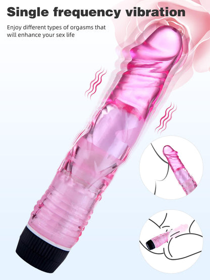 G-Spot Vibrator สำหรับผู้หญิง ช่วยกระตุ้นอารมณ์ทางเพศ Dildo สำหรับช่องคลอดและคลิตอริส เครื่องนวดช่วยกระตุ้นสำหรับผู้หญิง อุปกรณ์ทางเพศสำหรับผู้ใหญ่