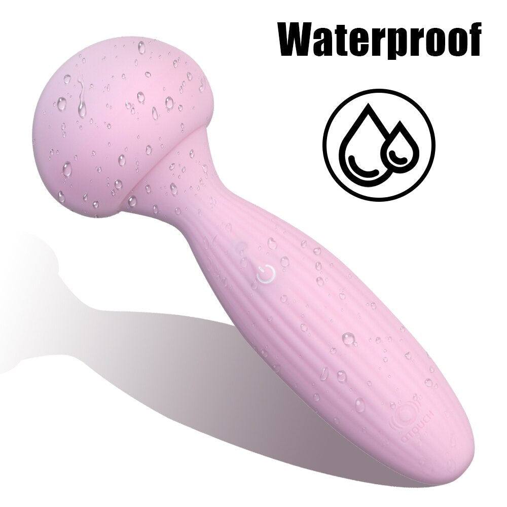 16CM Sexy Mushroom Vibrator for Women Clitoris Stimulator Anal Butt Plug Female Masturbator Erotic Sex Toy