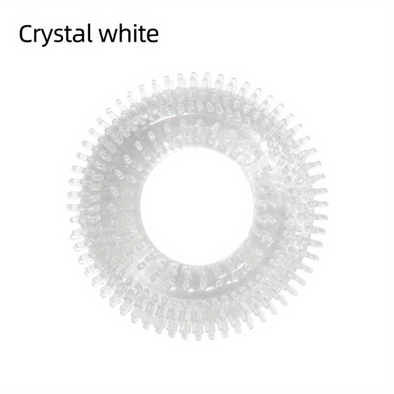 ห่วงรัดอวัยวะเพศสำหรับผู้ใหญ่ Crystal Pink - เส้นผ่านศูนย์กลาง 44 มม./1.73 นิ้ว หนา 14 มม./0.551 นิ้ว วัสดุซิลิโคน เหมาะสำหรับโอกาสทั่วไป
