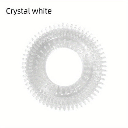 ห่วงรัดอวัยวะเพศสำหรับผู้ใหญ่ Crystal Pink - เส้นผ่านศูนย์กลาง 44 มม./1.73 นิ้ว หนา 14 มม./0.551 นิ้ว วัสดุซิลิโคน เหมาะสำหรับโอกาสทั่วไป