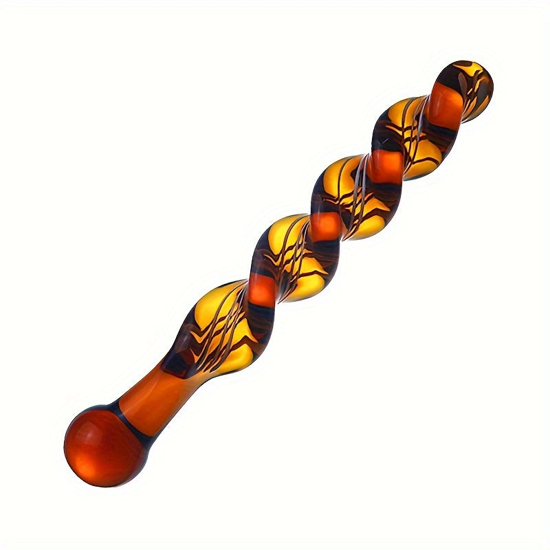 จุกเสียบก้นแก้วแบบหมุนได้ (Glass Thread Rotation Anal Plug) ดิ๊กคริสตัลสำหรับเสียบก้น ของเล่นผู้ใหญ่ ของเล่นทางเพศ การสำเร็จความใคร่ทางทวารหนัก การนวดต่อมลูกหมากสำหรับคู่รักผู้ชาย