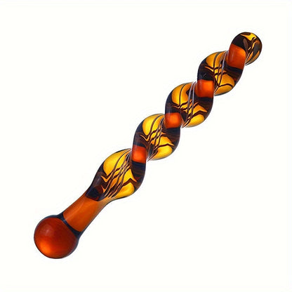 จุกเสียบก้นแก้วแบบหมุนได้ (Glass Thread Rotation Anal Plug) ดิ๊กคริสตัลสำหรับเสียบก้น ของเล่นผู้ใหญ่ ของเล่นทางเพศ การสำเร็จความใคร่ทางทวารหนัก การนวดต่อมลูกหมากสำหรับคู่รักผู้ชาย