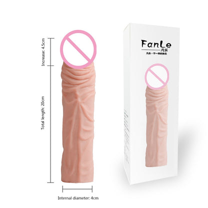 Reusable Liquid Silicone Penis Delay Ejaculation Male Sex Toys