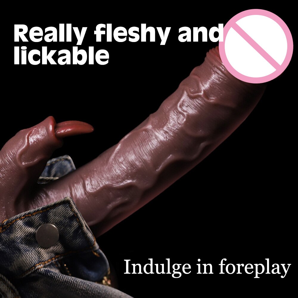 Soft Silicone Dildo for Women, Vibrating Penis, Thick Silicone Dildo, Sexyshop Products for Couples