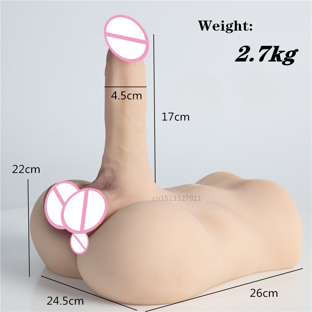 Large Realistic Dildo Big Dick Real Skin Body Muscle Sex Toy Penis For Woman TPE Love Doll Adult Product