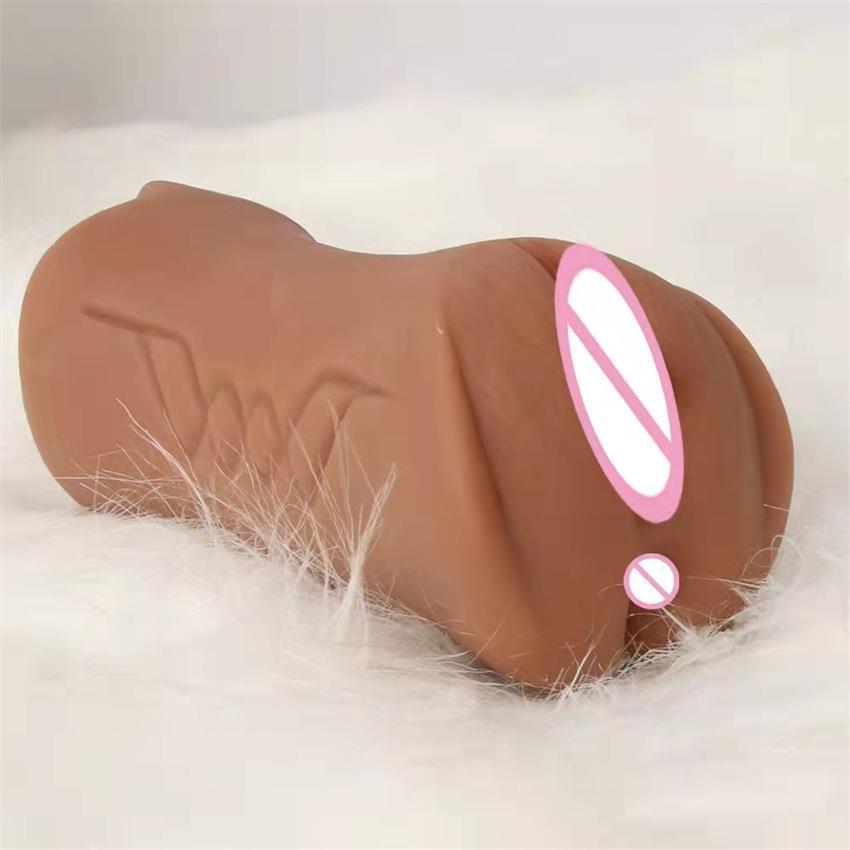 Deep throat sexy vagina rubber female organ for male sex toy self-masturbation