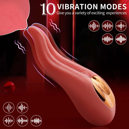 Female Vibrator Clitoral Stimulator Nipple Oral G Spot Vaginal Massager Stimulating Adult Product Sex Toy