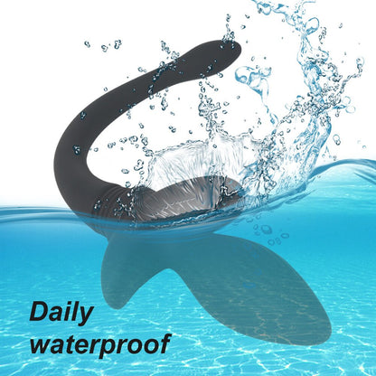 Dildo vibrator for women, dog tail shaped vibrator, anal expander, G-spot sex toy, erotic accessory for BDSM couples