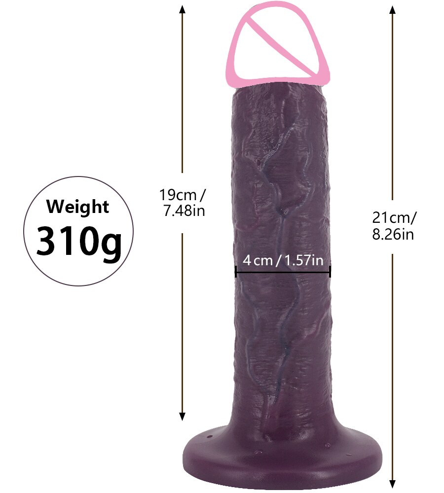 Black large silicone dildo realistic suction cup penis toy fake lesbian dildo sex supplies for men women adult 18+
