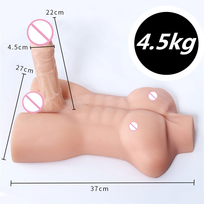 Large Realistic Dildo Big Dick Real Skin Body Muscle Sex Toy Penis For Woman TPE Love Doll Adult Product