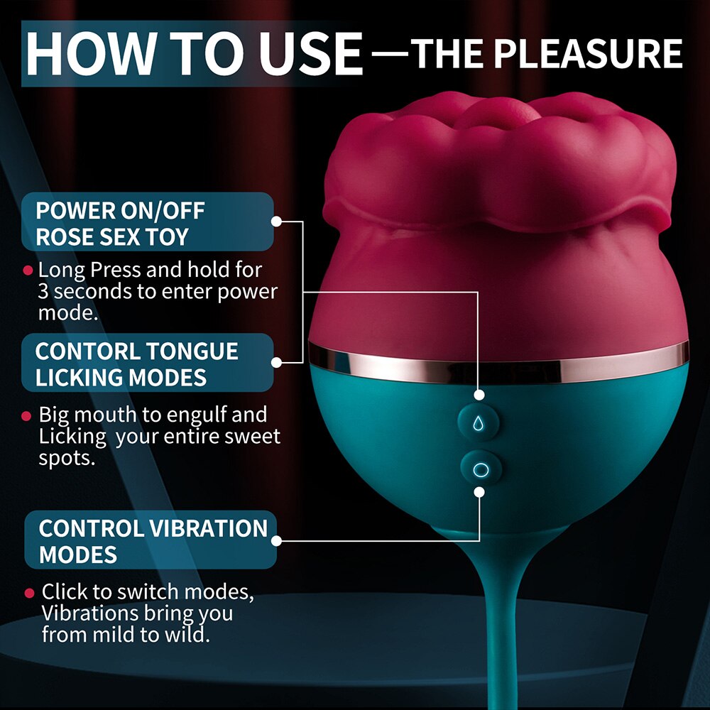 Vibrator For Women Clitoris Stimulator Vagina G-Spot Massager 2 in 1 Dildo Adult Sex Toy