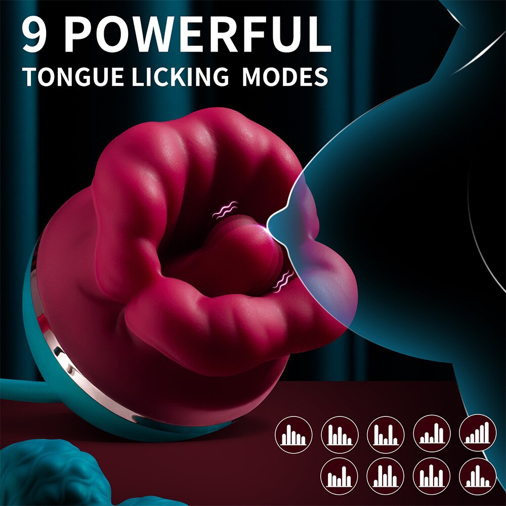 Vibrator For Women Clitoris Stimulator Vagina G-Spot Massager 2 in 1 Dildo Adult Sex Toy