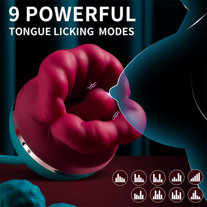 Vibrator For Women Clitoris Stimulator Vagina G-Spot Massager 2 in 1 Dildo Adult Sex Toy