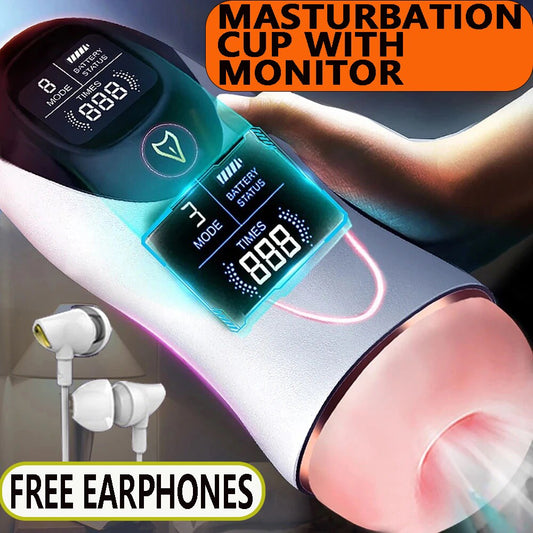 Male Vibrator Sex Toy Mini Vibrating Realistic Vagina Pocket Pussy