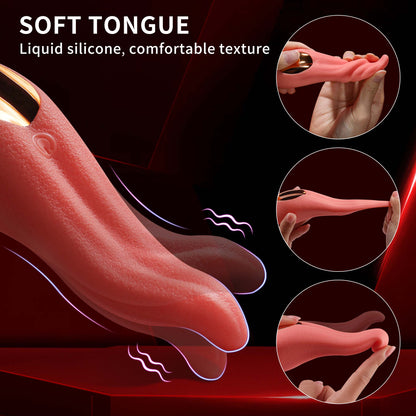 Female Vibrator Clitoral Stimulator Nipple Oral G Spot Vaginal Massager Stimulating Adult Product Sex Toy