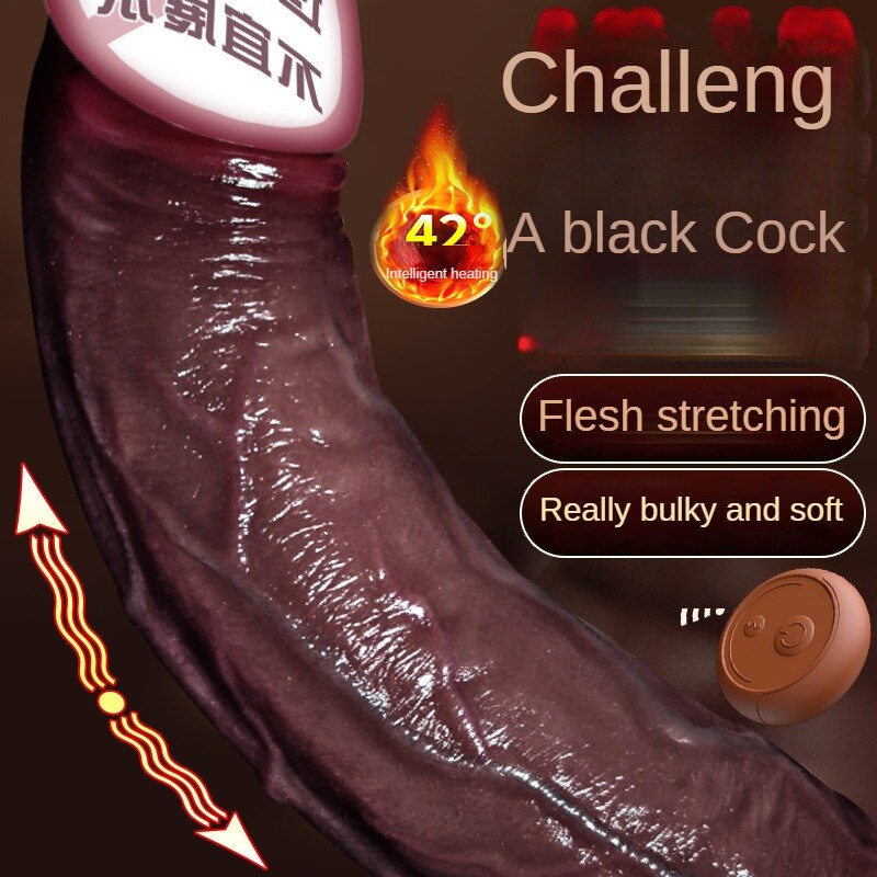 Big Vibrator Sex Toy for Women, Remote Control, Vibrating, Suction Massage, Heating, Realistic Silicone, Adult Dildo