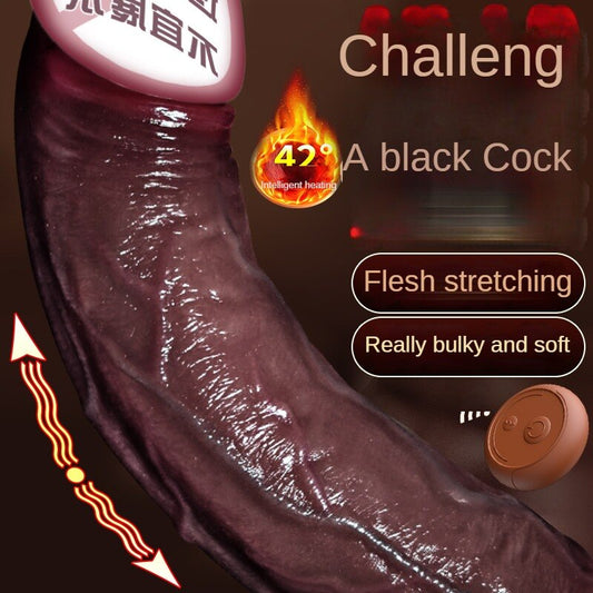 Big Vibrator Sex Toy for Women, Remote Control, Vibrating, Suction Massage, Heating, Realistic Silicone, Adult Dildo