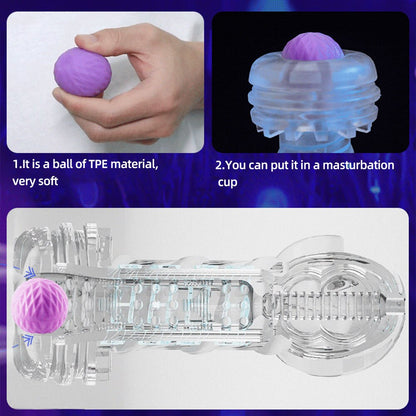Vacuum-controlled artificial vagina for men, "vagina in a can".