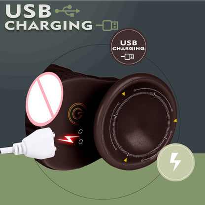 Automatic Masturbation Dildo for Women Heating Orgasm Vibrating Penis for Couples