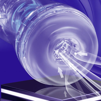 Vacuum-controlled artificial vagina for men, "vagina in a can".