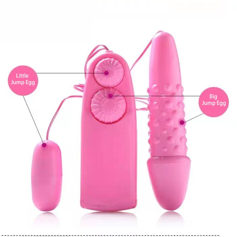 ดิลโด้ไวเบรเตอร์สำหรับผู้ใหญ่ ผลิตภัณฑ์เซ็กซ์ทอยเครื่องสั่นกระตุ้นไข่คู่ควบคุมระยะไกล