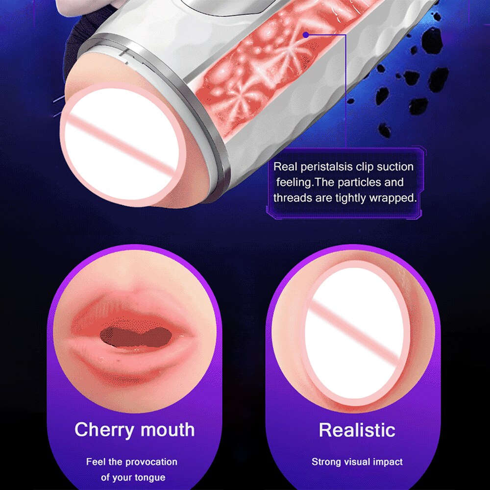 Dual head vibrator for adults, sex toy for men to masturbate, 18+ with masturbation aid.