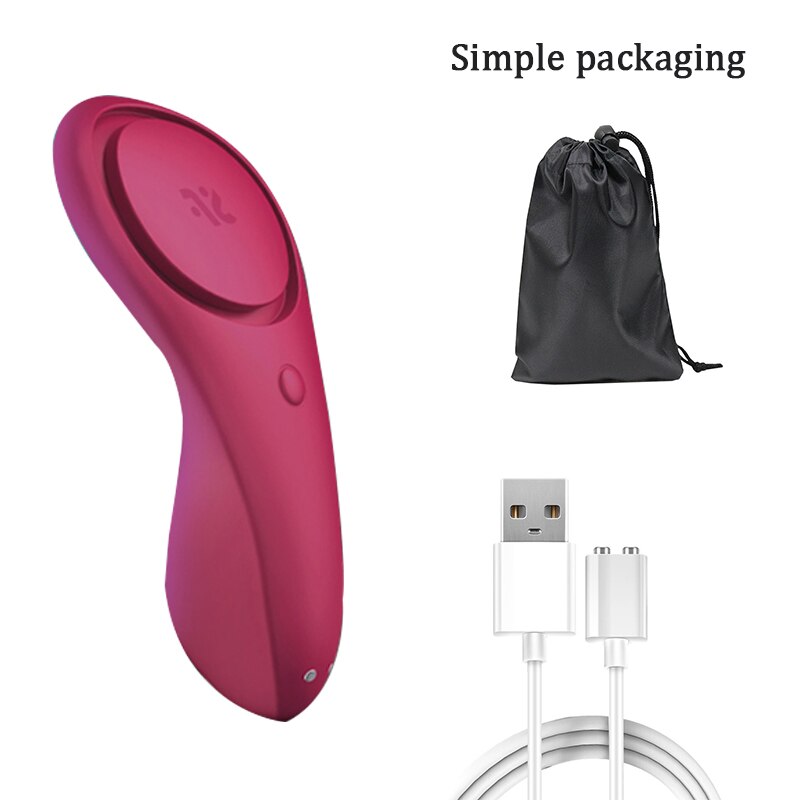 เครื่องสั่น G-spot ซิลิโคนเซ็กซี่ เครื่องสั่น G-spot ขนาดพกพาควบคุมด้วยรีโมทแอปของเล่นทางเพศสำหรับผู้หญิง