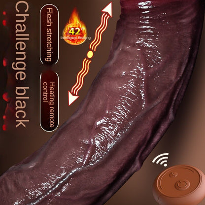 Big Vibrator Sex Toy for Women, Remote Control, Vibrating, Suction Massage, Heating, Realistic Silicone, Adult Dildo