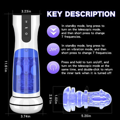 Automatic Fake Pussy for Men. Sex Toys Adult Products