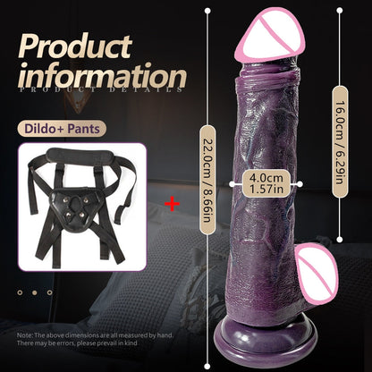 Black large silicone dildo realistic suction cup penis toy fake lesbian dildo sex supplies for men women adult 18+