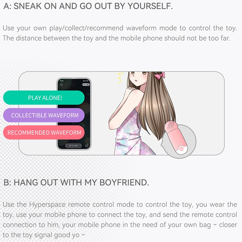 Adult female rabbit clitoris vibrator sex toy penis wireless remote control app