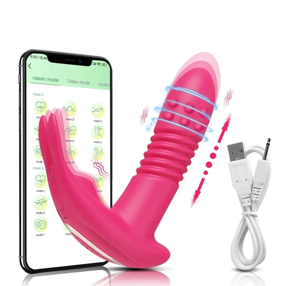 Vibrator For Women Clitoris Stimulator Rotating With Remote Control G-Spot For Woman