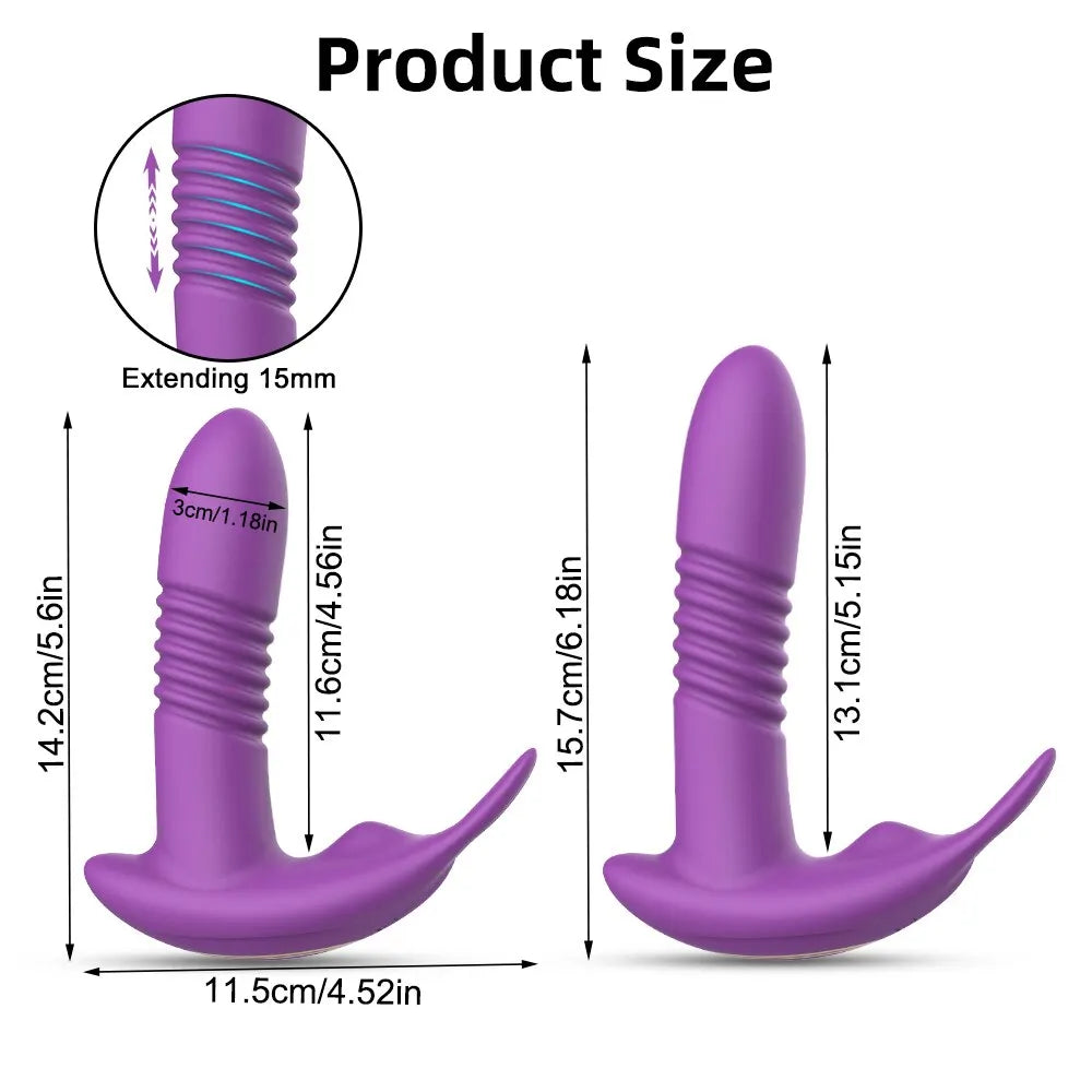 Vibrator For Women Clitoris Stimulator Rotating With Remote Control G-Spot For Woman
