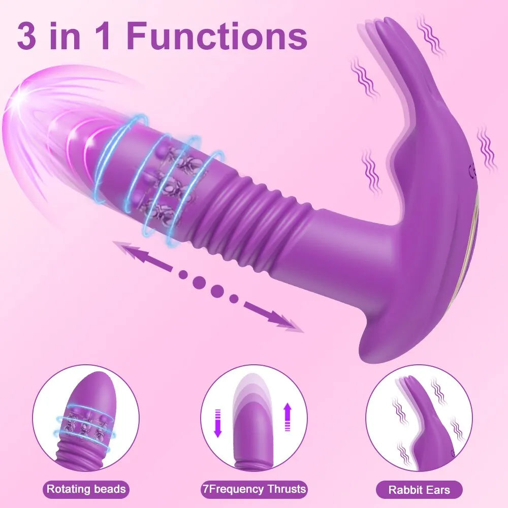 Vibrator For Women Clitoris Stimulator Rotating With Remote Control G-Spot For Woman
