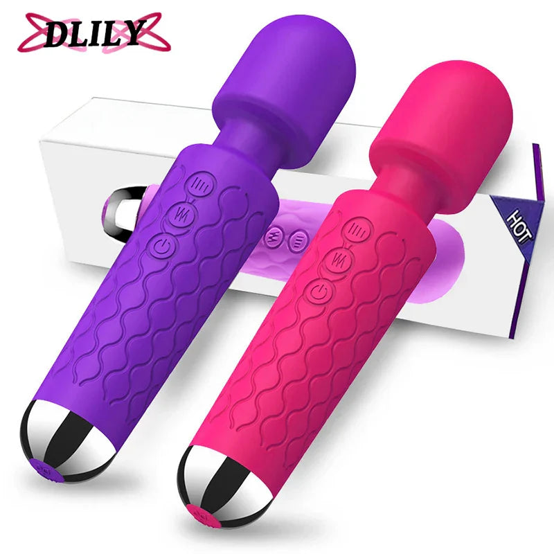 ของเล่นทางเพศไวเบรเตอร์สำหรับผู้หญิงและเครื่องกระตุ้นคลิตอริสสำหรับผู้ใหญ่ที่ทรงพลังสำหรับเครื่องนวดซิลิโคนแสนมหัศจรรย์